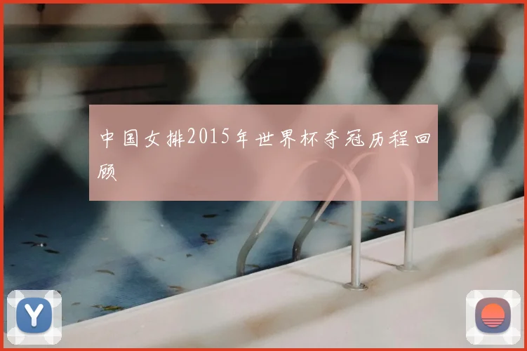 中国女排2015年世界杯夺冠历程回顾
